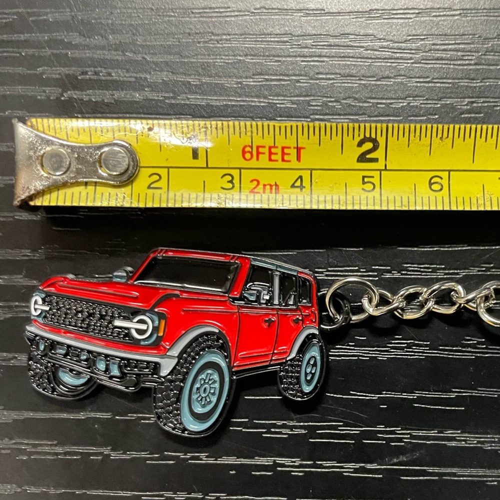 NEW - Metal Keychain For Ford Bronco